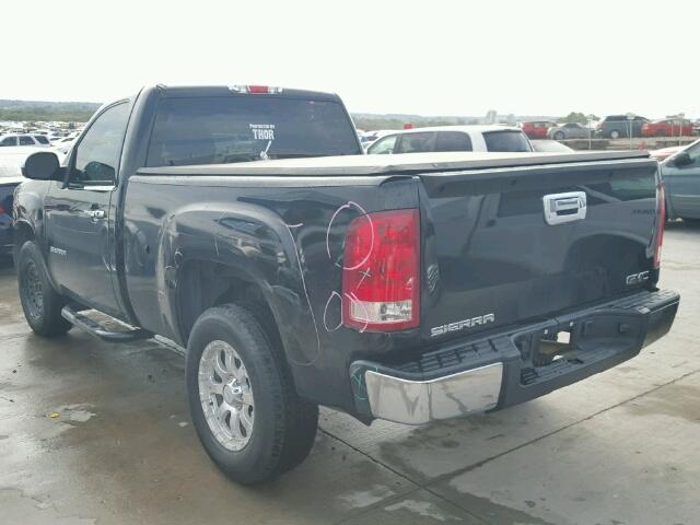 1GTN1TEX9DZ407956 - 2013 GMC SIERRA C15 BLACK photo 3