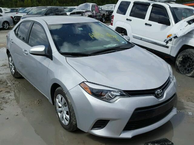 5YFBURHE3GP561181 - 2016 TOYOTA COROLLA L SILVER photo 1