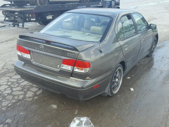 JNKCP11A7XT016306 - 1999 INFINITI G20 GRAY photo 4