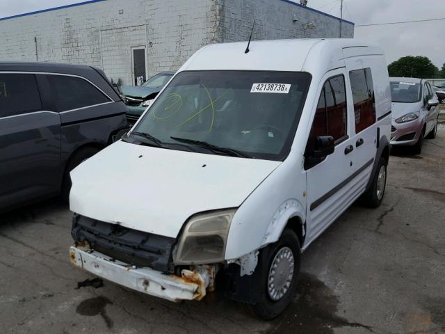 NM0LS6BN4AT019392 - 2010 FORD TRANSIT CO WHITE photo 2