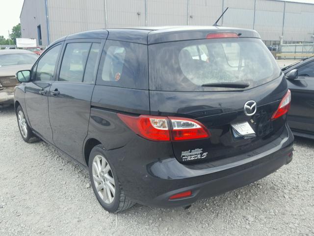 JM1CW2BL2D0159560 - 2013 MAZDA 5 BLACK photo 3