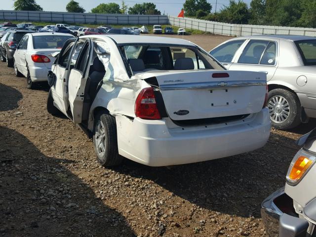 1G1ZS58F97F225265 - 2007 CHEVROLET MALIBU LS თეთრი ფოტო 3