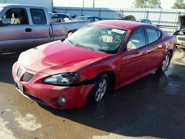 2G2WP552871210314 - 2007 PONTIAC GRAND PRIX RED photo 2