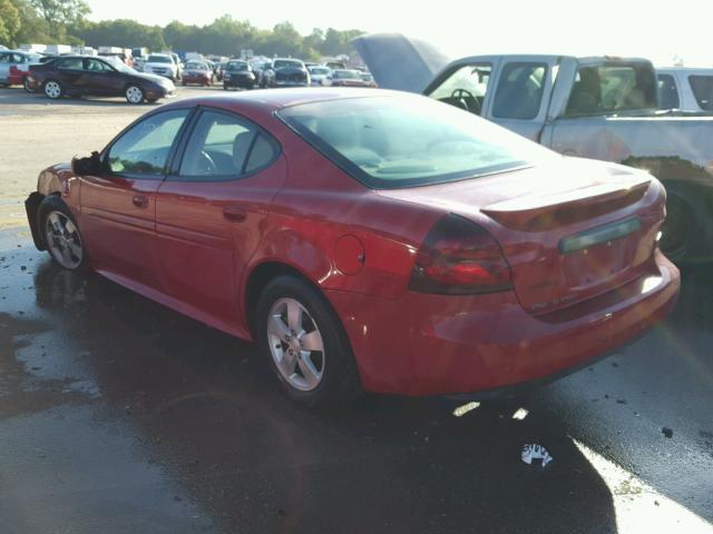 2G2WP552871210314 - 2007 PONTIAC GRAND PRIX RED photo 3