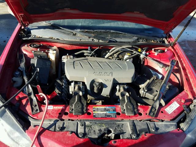 2G2WP552871210314 - 2007 PONTIAC GRAND PRIX RED photo 7