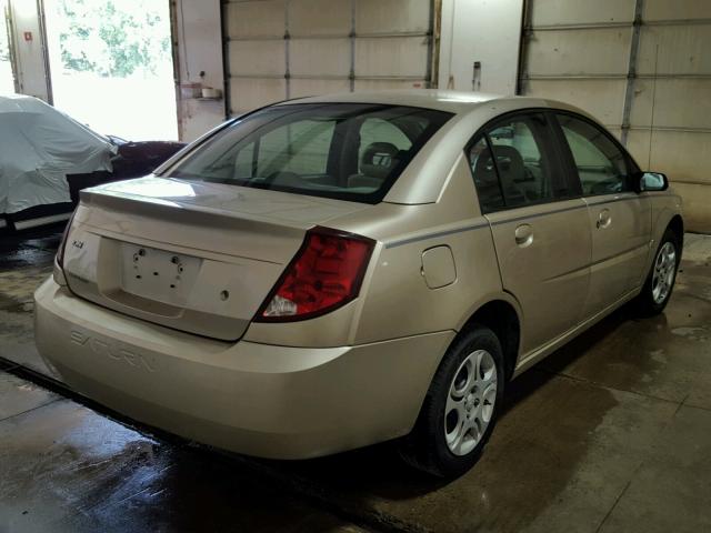 1G8AJ52F25Z173211 - 2005 SATURN ION LEVEL GOLD photo 4