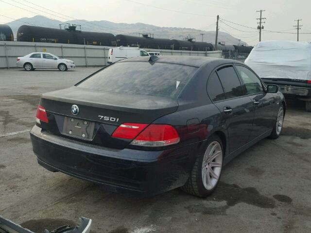 WBAHL83566DT06148 - 2006 BMW 750 I BLUE photo 4