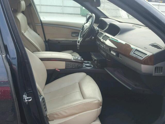 WBAHL83566DT06148 - 2006 BMW 750 I BLUE photo 5