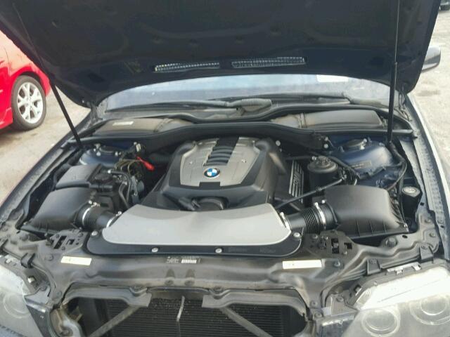 WBAHL83566DT06148 - 2006 BMW 750 I BLUE photo 7