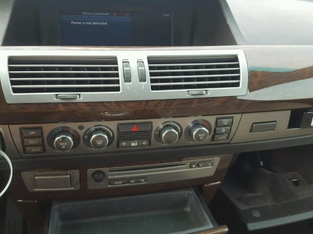 WBAHL83566DT06148 - 2006 BMW 750 I BLUE photo 9