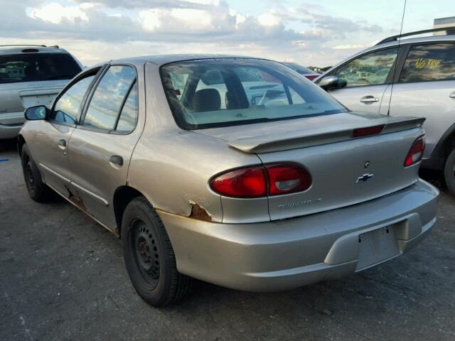 1G1JF52T0Y7103731 - 2000 CHEVROLET CAVALIER TAN photo 3