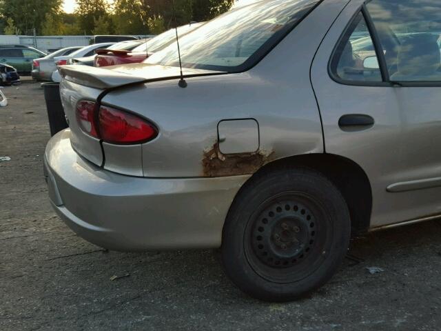 1G1JF52T0Y7103731 - 2000 CHEVROLET CAVALIER TAN photo 9