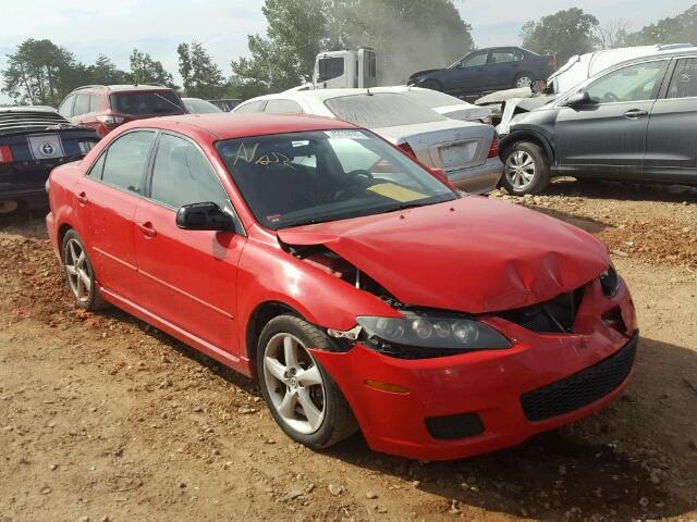 1YVHP80C685M14738 - 2008 MAZDA 6 I RED photo 1