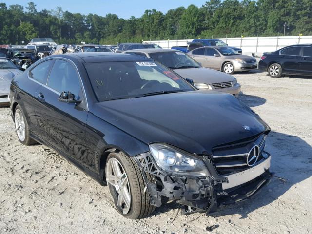 WDDGJ5HB7EG204233 - 2014 MERCEDES-BENZ C 350 BLACK photo 1