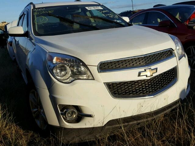 1GNALCEK2FZ121034 - 2015 CHEVROLET EQUINOX LT WHITE photo 1