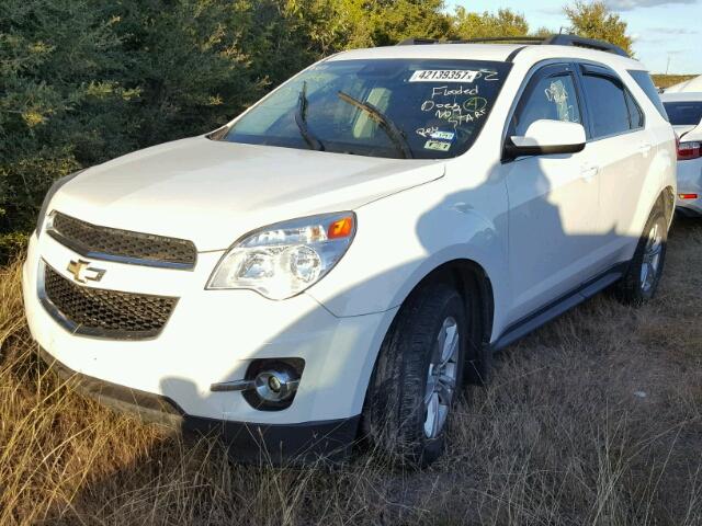 1GNALCEK2FZ121034 - 2015 CHEVROLET EQUINOX LT WHITE photo 2