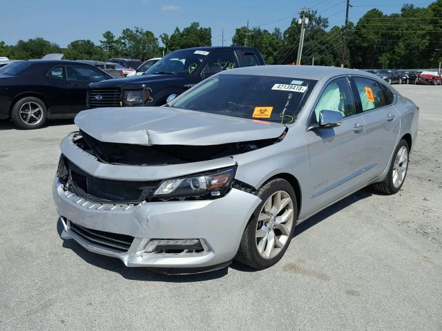 2G1125S35J9147658 - 2018 CHEVROLET IMPALA PRE SILVER photo 2