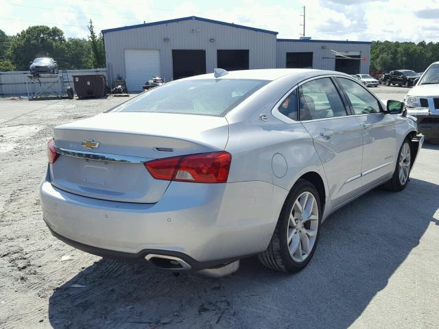 2G1125S35J9147658 - 2018 CHEVROLET IMPALA PRE ვერცხლისფერი ფოტო 4