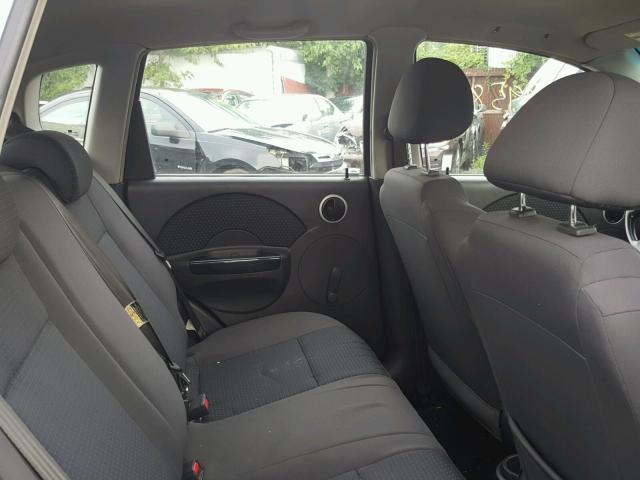 KL1TD66618B081694 - 2008 CHEVROLET AVEO BASE Niebieski zdjęcie 6