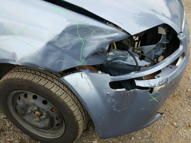 KL1TD66618B081694 - 2008 CHEVROLET AVEO BASE Niebieski zdjęcie 9
