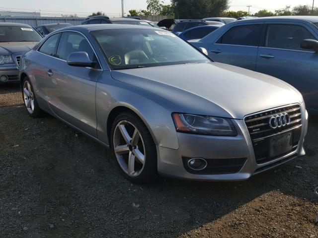 WAUDK78T19A003173 - 2009 AUDI A5 QUATTRO GRAY photo 1