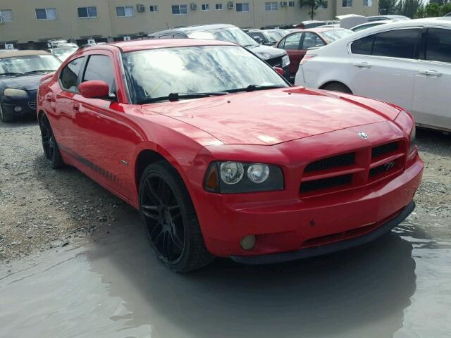 2B3LA53H18H124831 - 2008 DODGE CHARGER R/ RED photo 1