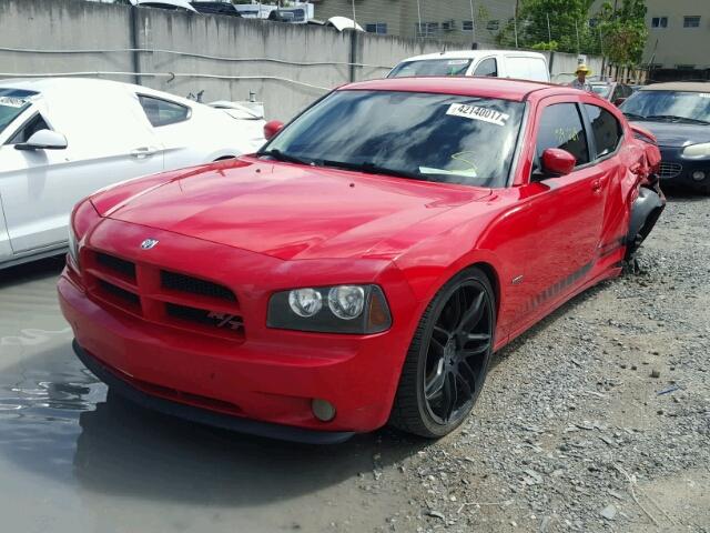 2B3LA53H18H124831 - 2008 DODGE CHARGER R/ RED photo 2