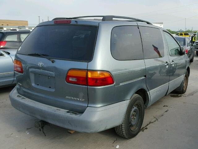 4T3ZF19C6XU139693 - 1999 TOYOTA SIENNA CE BLUE photo 4