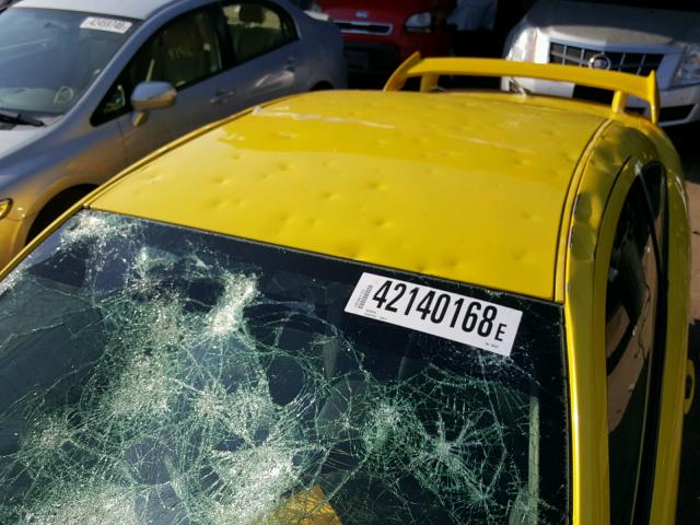 1G1AL15F977266626 - 2007 CHEVROLET COBALT LT YELLOW photo 9