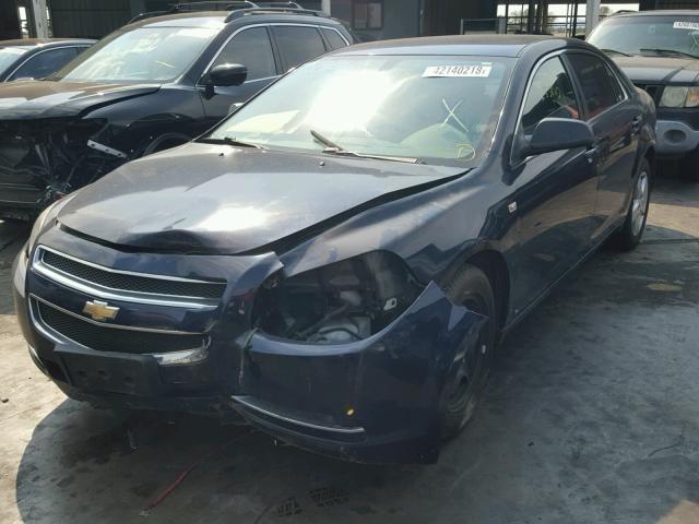 1G1ZG57B48F276528 - 2008 CHEVROLET MALIBU LS Mavi foto 2
