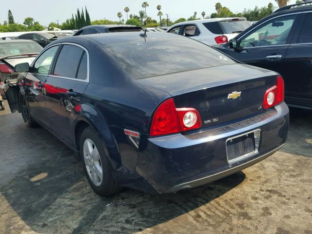 1G1ZG57B48F276528 - 2008 CHEVROLET MALIBU LS Mavi foto 3