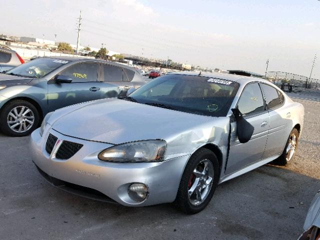 2G2WR524841115120 - 2004 PONTIAC GRAND PRIX SILVER photo 2