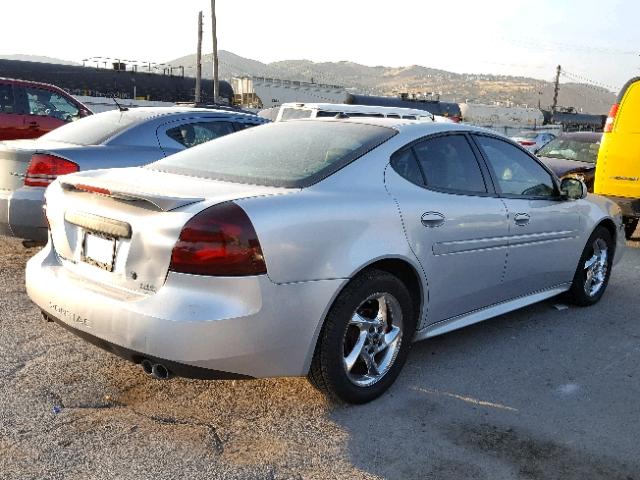 2G2WR524841115120 - 2004 PONTIAC GRAND PRIX SILVER photo 4
