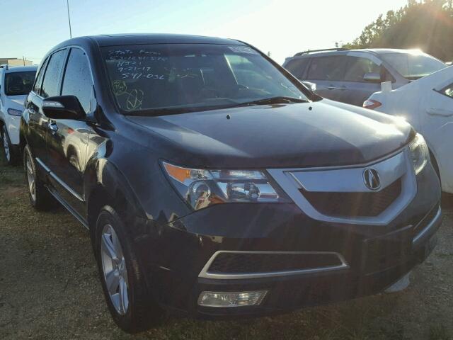 2HNYD2H22CH541036 - 2012 ACURA MDX BLACK photo 1