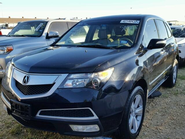 2HNYD2H22CH541036 - 2012 ACURA MDX BLACK photo 2