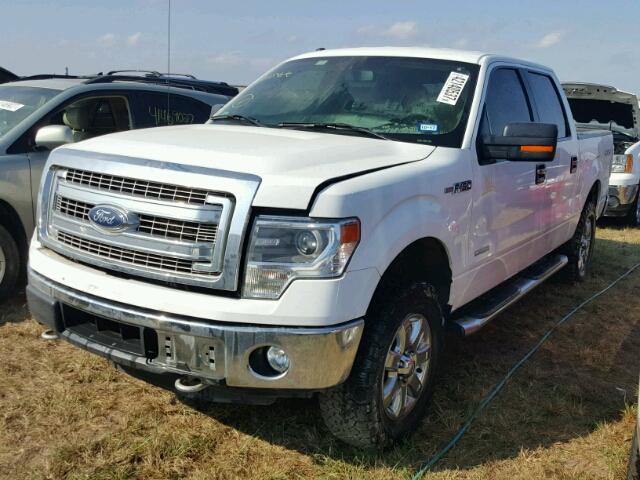 1FTFW1ET5EFC31613 - 2014 FORD F150 WHITE photo 2