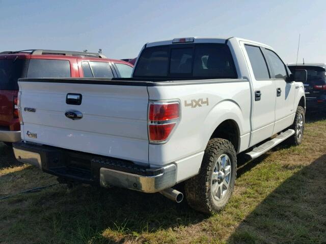 1FTFW1ET5EFC31613 - 2014 FORD F150 WHITE photo 4