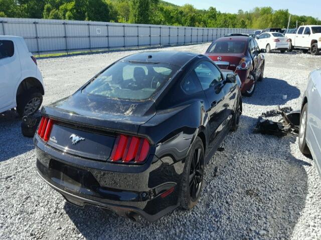 1FA6P8TH8G5294529 - 2016 FORD MUSTANG BLACK photo 4