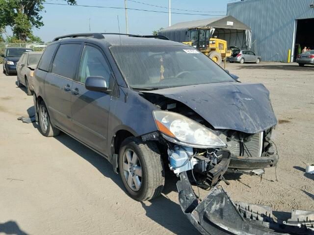 5TDZK23C27S083828 - 2007 TOYOTA SIENNA CE CHARCOAL photo 1