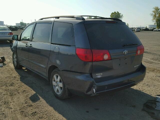 5TDZK23C27S083828 - 2007 TOYOTA SIENNA CE CHARCOAL photo 3