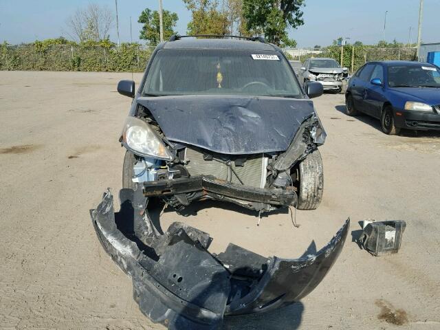 5TDZK23C27S083828 - 2007 TOYOTA SIENNA CE CHARCOAL photo 9