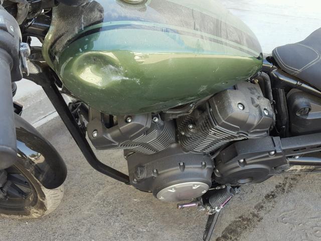 JYAVN05E1EA004194 - 2014 YAMAHA XVS950 CU GREEN photo 9