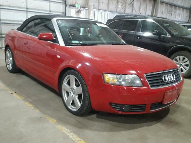 WAUBC48H36K010517 - 2006 AUDI A4 S-LINE RED photo 1