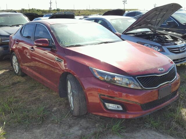 5XXGN4A73EG349680 - 2014 KIA OPTIMA MAROON photo 1