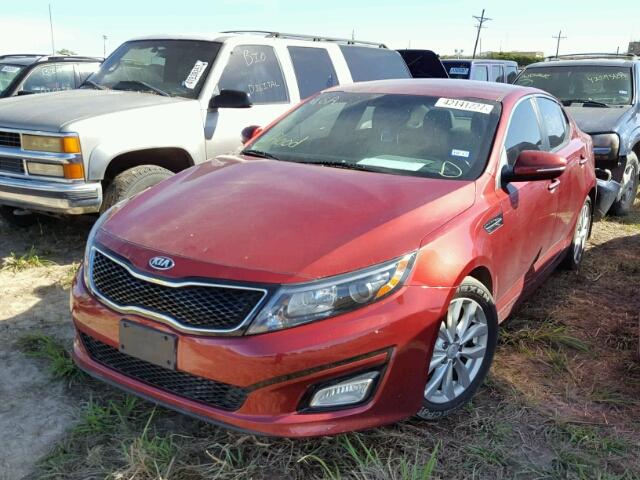 5XXGN4A73EG349680 - 2014 KIA OPTIMA MAROON photo 2