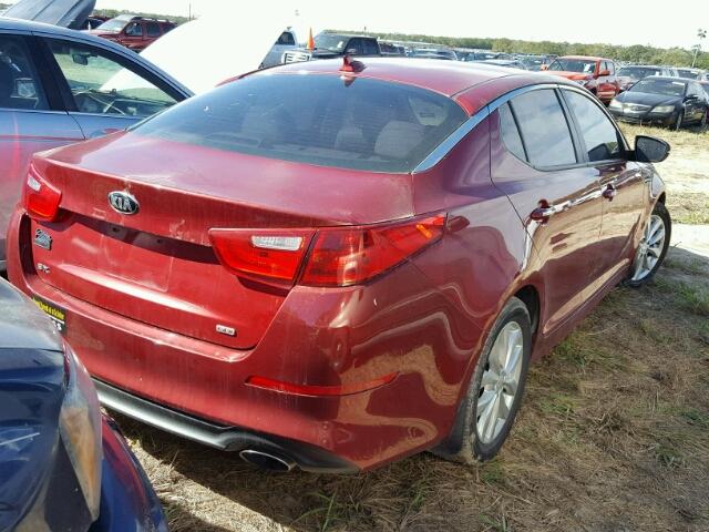 5XXGN4A73EG349680 - 2014 KIA OPTIMA MAROON photo 4