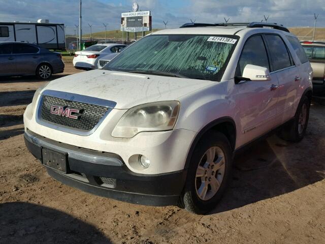 1GKER23718J142027 - 2008 GMC ACADIA WHITE photo 2