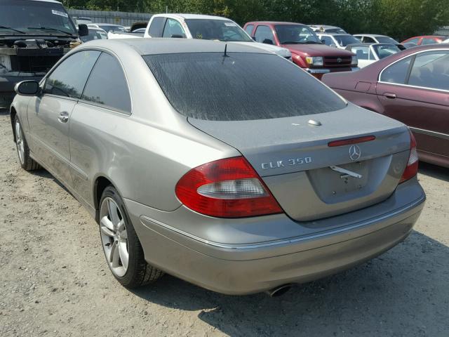 WDBTJ56J26F184109 - 2006 MERCEDES-BENZ CLK 350 GRAY photo 3