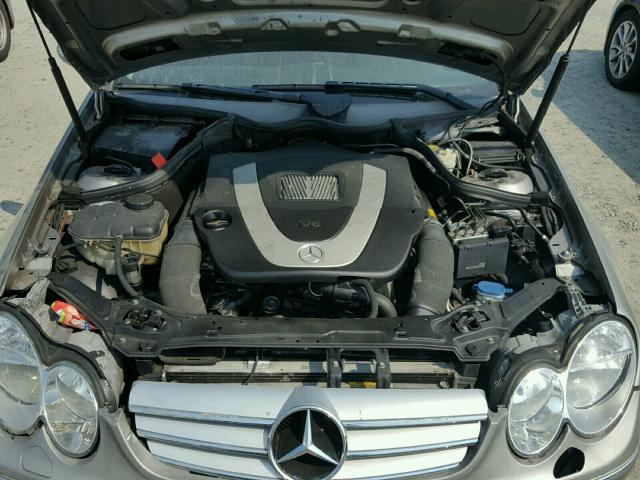 WDBTJ56J26F184109 - 2006 MERCEDES-BENZ CLK 350 GRAY photo 7