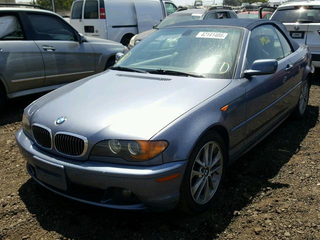 WBABW53444PL40135 - 2004 BMW 330 CI BLUE photo 2